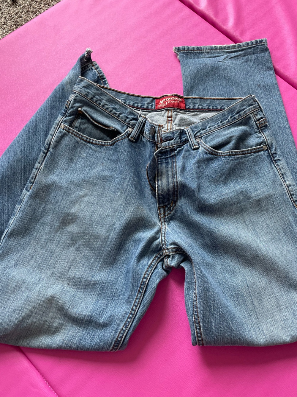 Arizona Jean Company Men's Bootcut Medium Blue Jeans